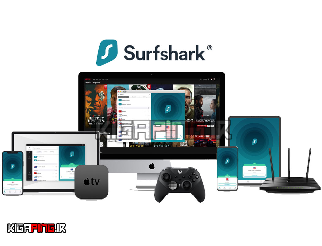  دانلود Surfshark VPN با لینک مستقیم